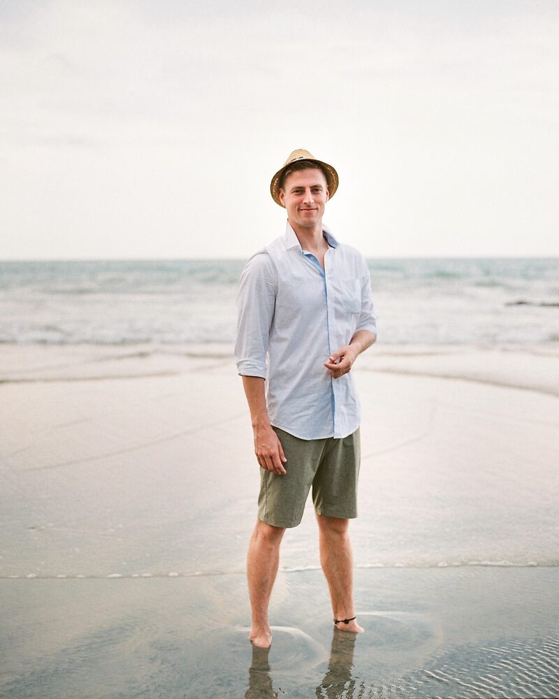 Man enjoying an active lifestyle outdoors